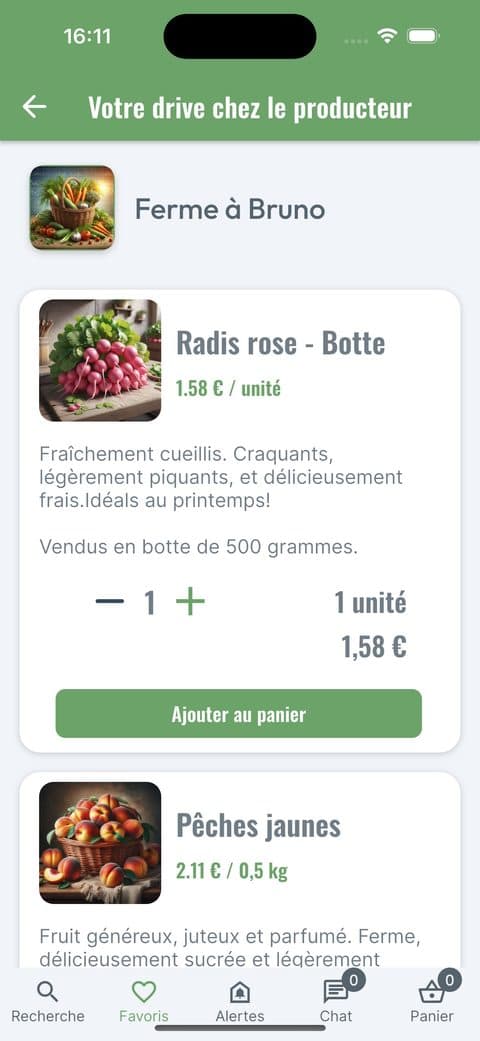 Frais Pour Vous — application mobile